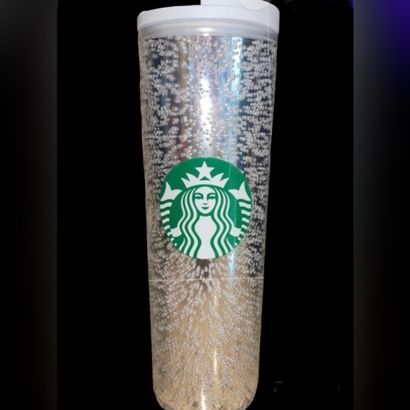 Starbucks Silver White Bubble Hot Cold Cup Tumbler Insulated 2020 Release NWT - Picture 7 of 15